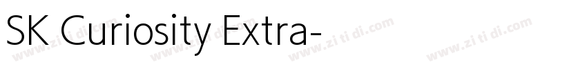 SK Curiosity Extra字体转换